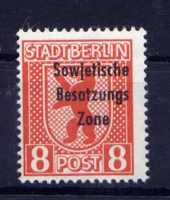(2367) SBZ Sowjetische Besatzungszone  Nr.202              **  postfrisch