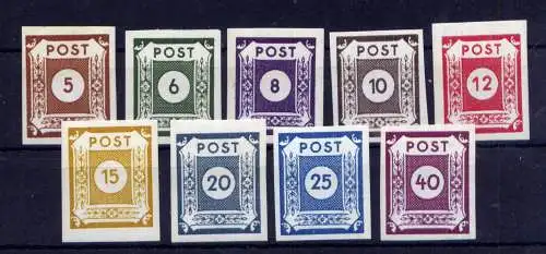 (2421) SBZ Sowjetische Besatzungszone  Nr.42/50                     **  postfrisch