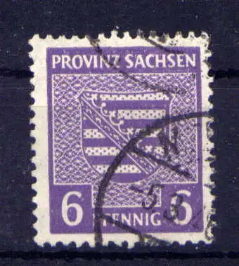 (2461) SBZ Sowjetische Besatzungszone  Nr.76 X                     O  gestempelt