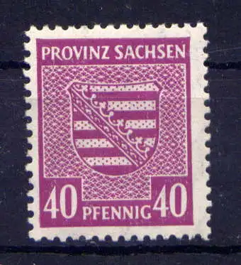(2480) SBZ Sowjetische Besatzungszone  Nr.84 X                     **  postfrisch