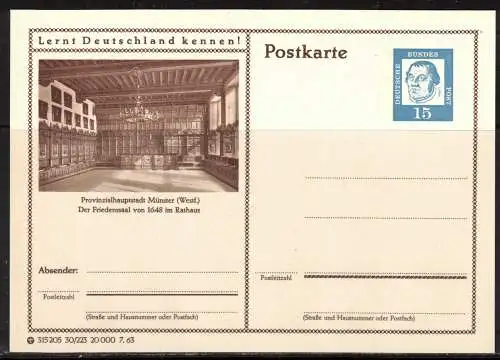 Bundesrep. Deutschland 1963 Postfrisch / **