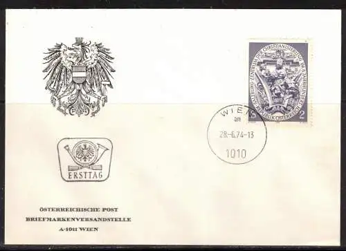 Österreich Nur Hauptgebiet  Nr 1974 Rundstempel (Datum und/oder Ort klar)