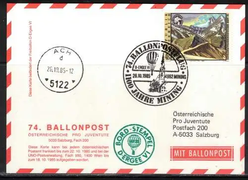 Österreich Nur Hauptgebiet 1985 Postfrisch / **