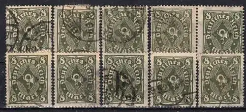 Deutsches Reich 1922 Nr 229 Gestempelt (Posten)