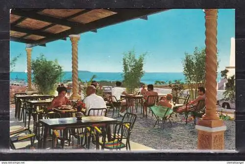 [Echtfotokarte farbig] 286 * ALGIER * PLAGE D'OR * LE RESTAURANT **!!. 