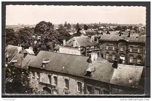 [Echtfotokarte schwarz/weiß] 308 * AVESNES-SUR-HELPE * VUE GENERALE * 1957 **!!. 