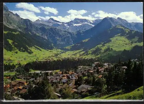 [Echtfotokarte farbig] 355* ADELBODEN BERGEN. 