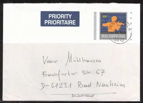 Österreich Nur Hauptgebiet 2002 Rundstempel (Datum und/oder Ort klar)