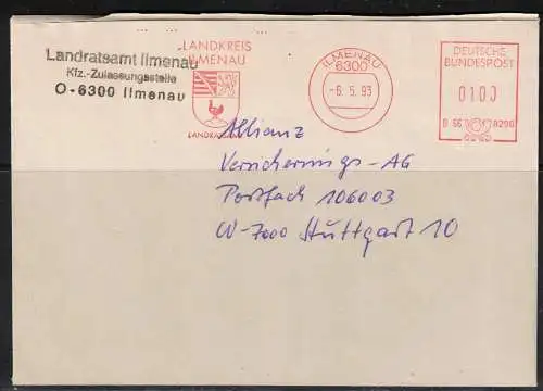 Bundesrep. Deutschland Nur Hauptgebiet 1993 Gestempelt (Posten)