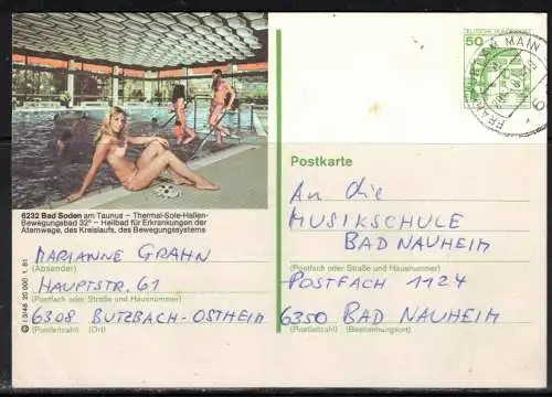 Bundesrep. Deutschland Nur Hauptgebiet 1981 Rundstempel (Datum und/oder Ort klar)