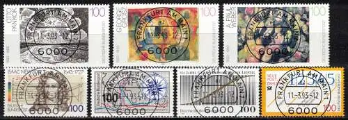 Bundesrep. Deutschland Nur Hauptgebiet 1993 Rundstempel (Datum und/oder Ort klar)
