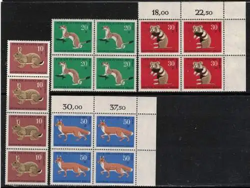 Berlin (West) Nur Hauptgebiet 1967 Nr 299/302 Postfrisch / **