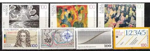 Bundesrep. Deutschland Nur Hauptgebiet 1993 Postfrisch / **