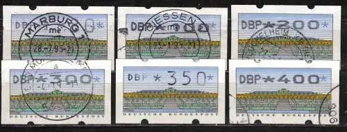 Bundesrep. Deutschland Nur Hauptgebiet 1993 Nr 2.2.1 Gestempelt (Posten)