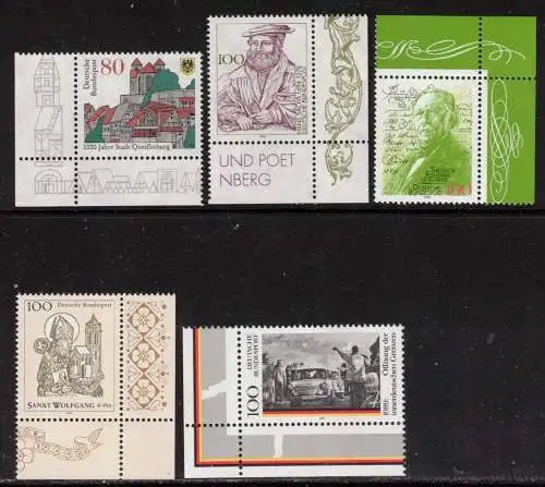 Bundesrep. Deutschland Nur Hauptgebiet  Postfrisch / **