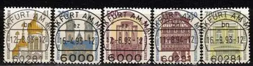 Bundesrep. Deutschland Nur Hauptgebiet 1993 Rundstempel (Datum und/oder Ort klar)