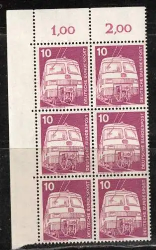 Bundesrep. Deutschland Nur Hauptgebiet 1975 Nr 847 Postfrisch / **