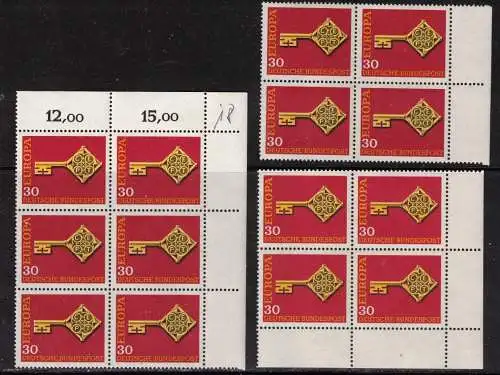 Bundesrep. Deutschland Nur Hauptgebiet 1968 Nr 560 Postfrisch / **