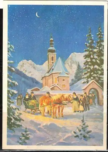 [Echtfotokarte farbig] 116 * GLÜCKWÜNSCHE ZU WEIHNACHTEN UND NEUJAHR 1975 * NACH MEILAND **!!. 