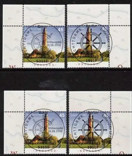 Bundesrep. Deutschland Nur Hauptgebiet 2006 Nr 2555 Ersttagssonderstempel