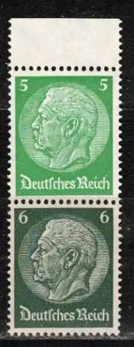 Deutsches Reich Nur Hauptgebiet  Nr S 187 Postfrisch / **