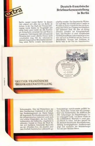 Bundesrep. Deutschland Nur Hauptgebiet 1991 Sonderstempel