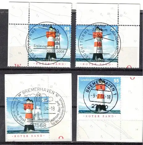 Bundesrep. Deutschland Nur Hauptgebiet 2004 Nr 2410 Sonderstempel