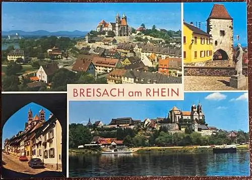 [Echtfotokarte farbig] Breisach am Rhein. 