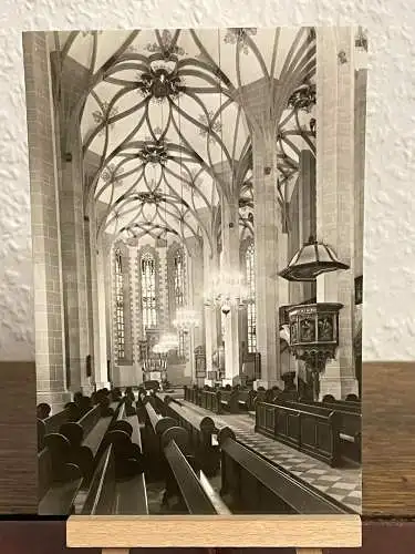 [Echtfotokarte schwarz/weiß] Annaberg Buchholz
St. Annen Kirche. 