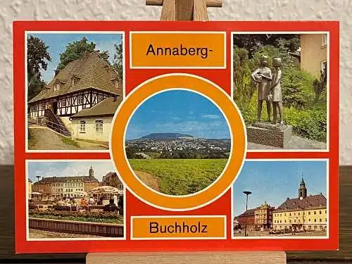 [Echtfotokarte farbig] Annaberg Buchholz. 