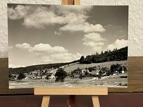 [Echtfotokarte schwarz/weiß] Rehefeld im Ost Erzgebirge. 
