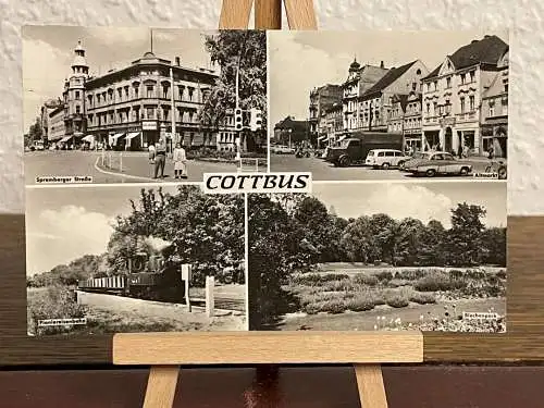 [Echtfotokarte schwarz/weiß] Cottbus. 