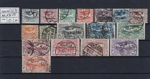 Oberschlesien 1920 Nr 13/39 Gestempelt (Posten)