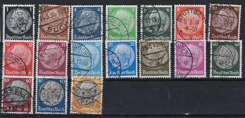 Deutsches Reich Nur Hauptgebiet 1933 Nr 512/28 Gestempelt (Posten)
