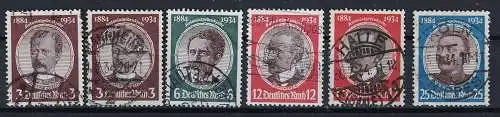 Deutsches Reich Nur Hauptgebiet 1934 Nr 540/43 Gestempelt (Posten)