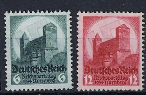 Deutsches Reich Nur Hauptgebiet 1935 Nr 546/47 Postfrisch / **