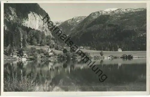 Gössl am Grundlsee - Foto-Ansichtskarte - Verlag Erich Bährendt Bad Ischl 1938