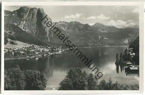 Grundlsee mit Totengebirge - Foto-Ansichtskarte - Verlag Erich Bährendt Bad Ischl 1939