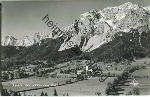 Ramsau mit Dachstein - Foto-Ansichtskarte - Verlag Brüder Lenz Dobl bei Graz