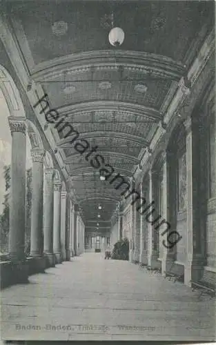 Baden-Baden - Trinkhalle - Wandelgang - Verlag Felix Luib Strassburg