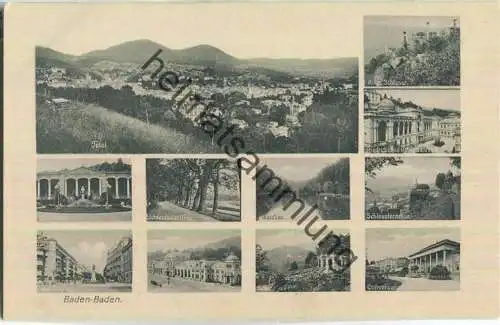 Baden-Baden - Verlag E. Hartmann Strassburg
