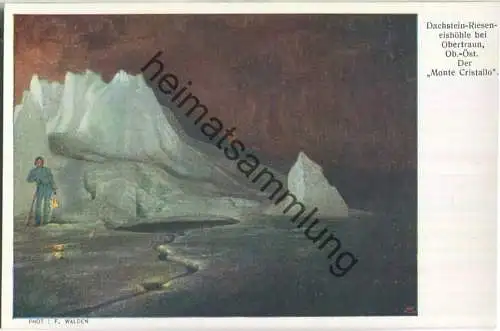 Dachstein-Rieseneishöhle bei Obertraun - Monte Cristallo - Höhlenkarte Nr. 21
