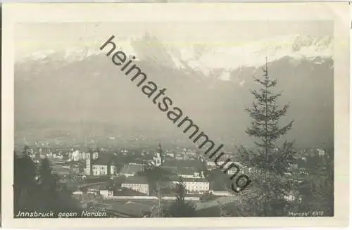 Innsbruck gegen Norden - Foto-Ansichtskarte - Verlag Schöllhorn München