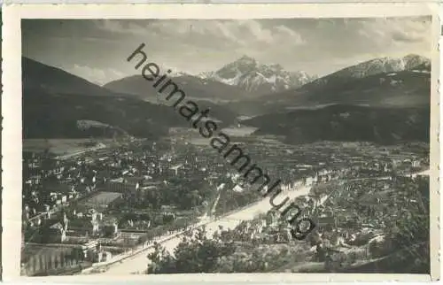 Innsbruck gegen Süden - Foto-Ansichtskarte - Verlag Adolf Künz Innsbruck