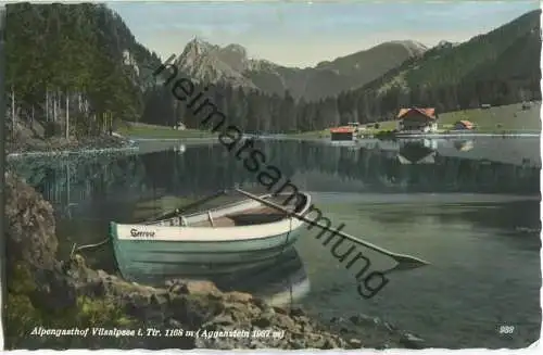 Vilsalpsee - Aggenstein - Ruderboot - Verlag Foto Gehring Tannheim