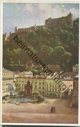 Salzburg - Kapitelschwemme - Künstlerkarte - Verlag Hans Hausener Wien