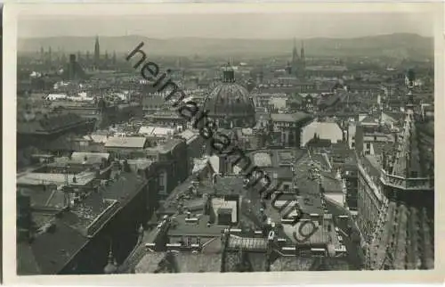 Panorama von Wien - Blick vom Stefansturm - Foto-Ansichtskarte - Verlag Grapha Wien