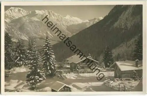 Bergwirtschaftshaus zum Horn - Bad Oberdorf mit Gaishorn Rauhorn und Kugelhorn - Foto-Ansichtskarte