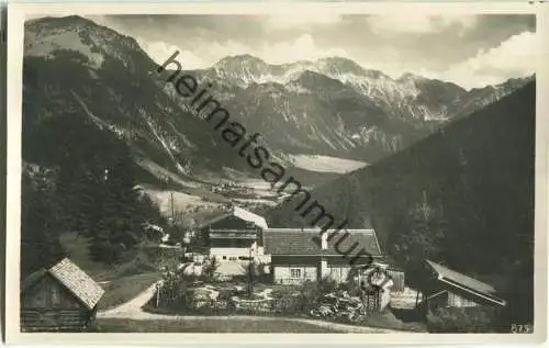 Bergwirtschaftshaus und Pension zum Horn bei Bad Oberdorf - Luitpold Wiedemann - Foto-Ansichtskarte