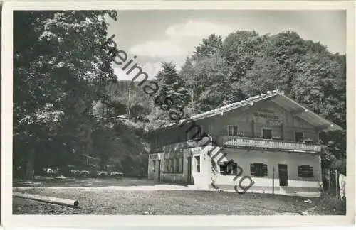 Gasthaus Wimbachklamm - Gifthütte - Ramsau - Foto-Ansichtskarte - Verlag M. Lochner Berchtesgaden